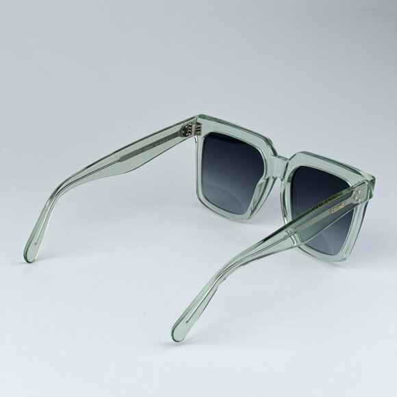 Celine CL4055IN 93B BRAND NEW Sunglasses Transparent Green Gradient Smoke Women - Picture 5 of 10